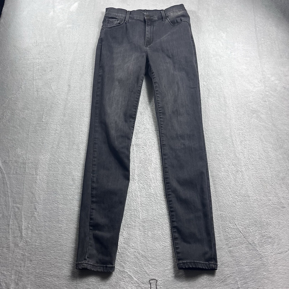 Mott & Bow Jeans Womens 26 Black High-Rise Skinny Stretch Denim Pants L30